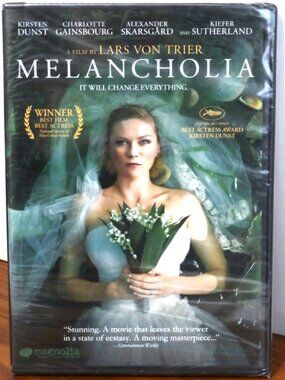 MELANCHOLIA DVD Kirsten Dunst, Charlotte Gainsbourg, Alexander Skarsgard, Kiefer